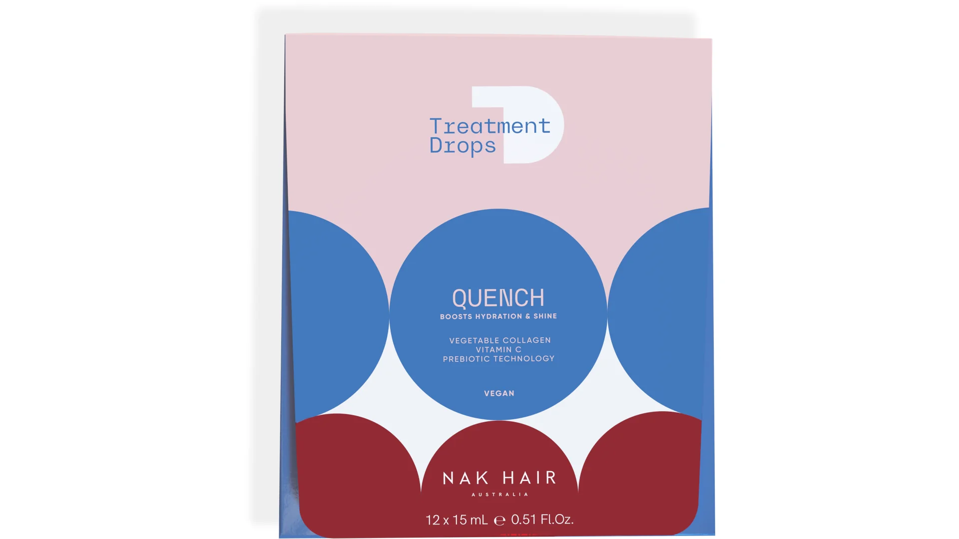 Tratamiento Secos Quench Drops 15ml x 12 Nak hair