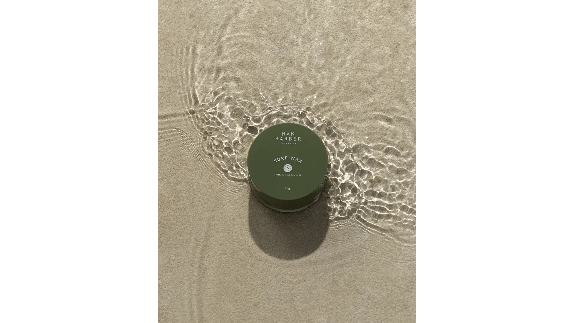 Barber Cera Brillo Natural Surf Wax 90g Nak Hair - Imagen 2