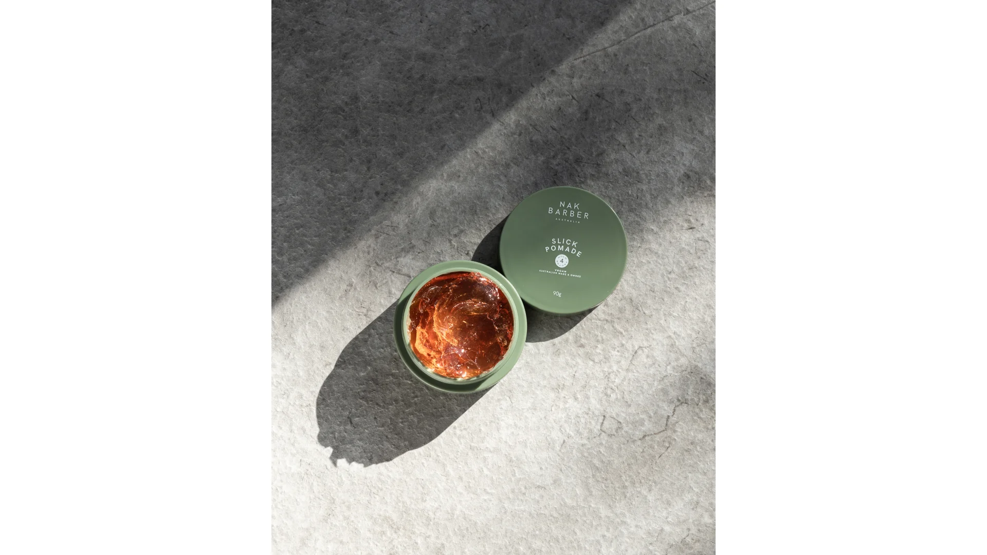 Barber Cera Brillante Slick Pomade 90g Nak Hair - Imagen 2