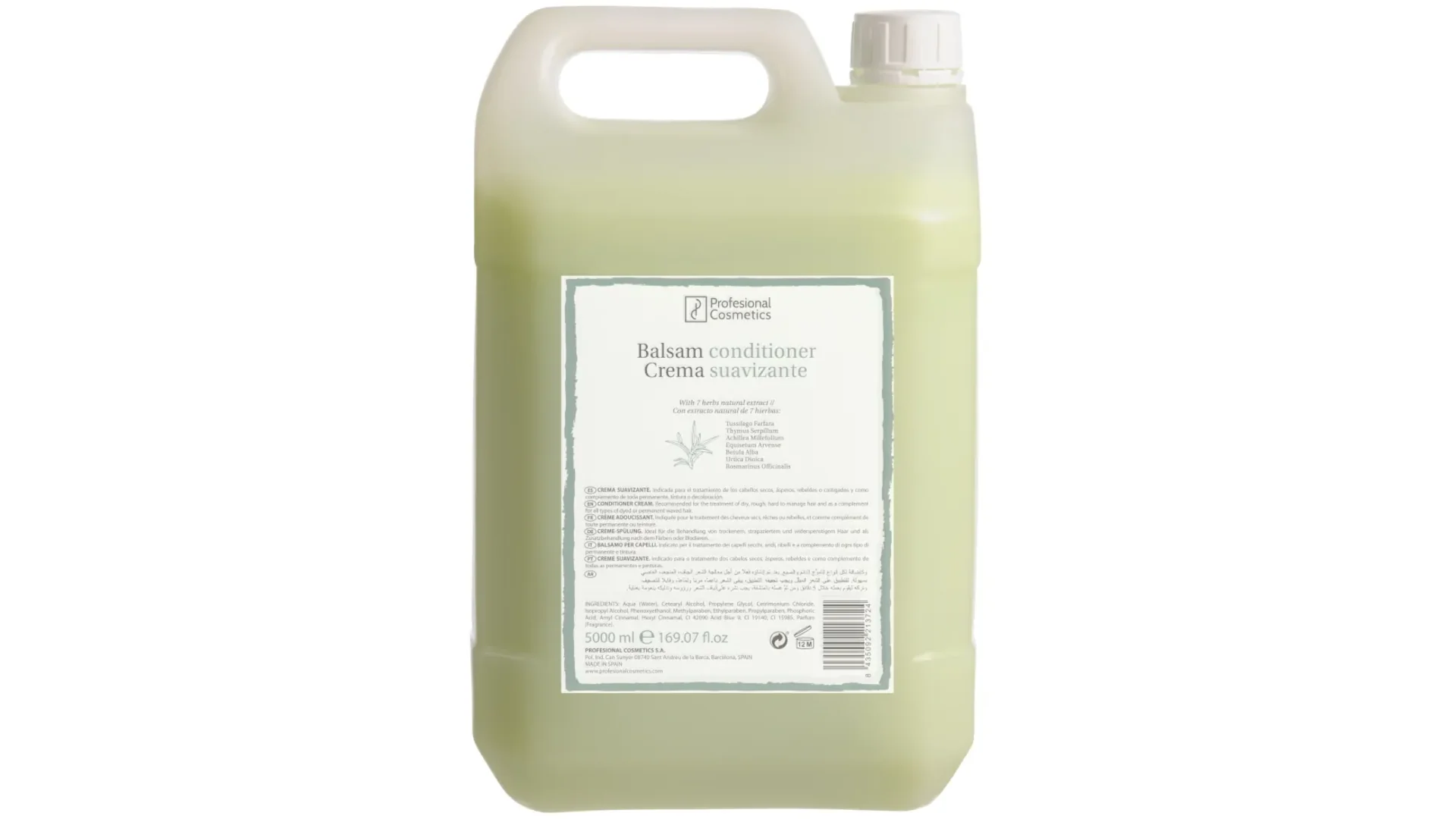 Crema Hierbas Profesional Cosmetics 5000 Ml