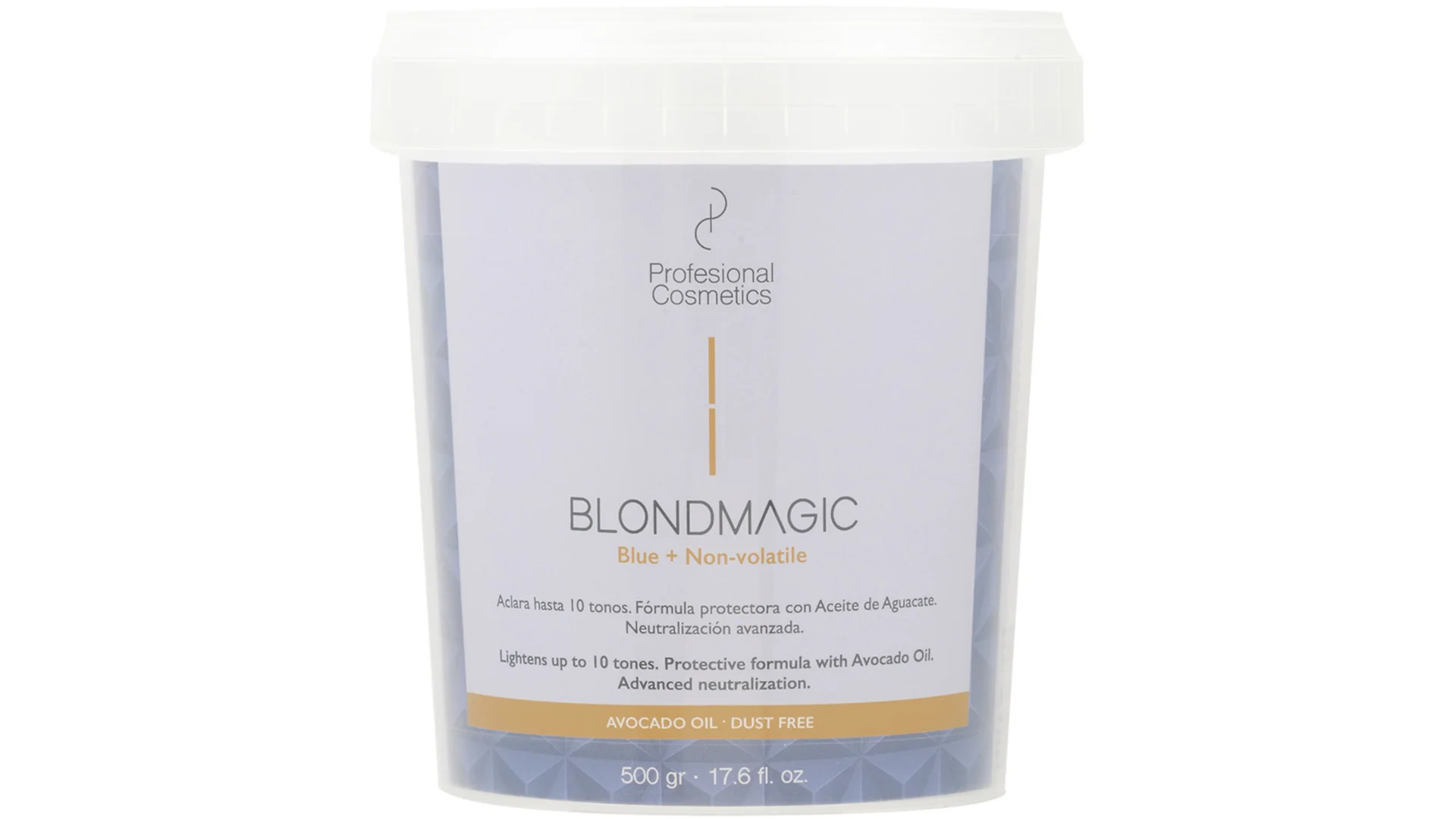 Decoloración Azul No Volátil Profesional Cosmetics 500g