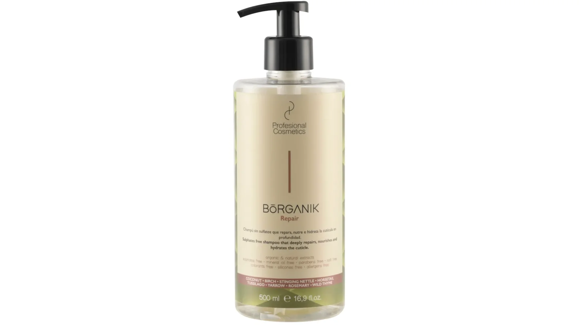 Champu Borganik Repair Profesional Cosmetics 500ml