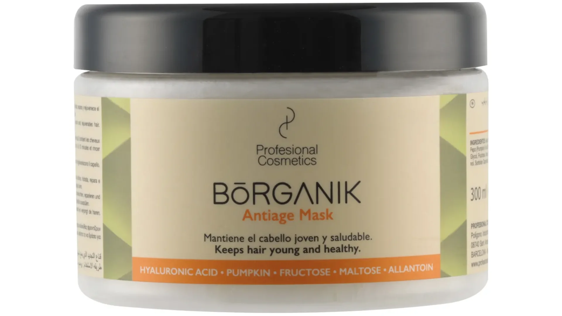 Mascarilla Borganik AntiAge Profesional Cosmetics 300ml