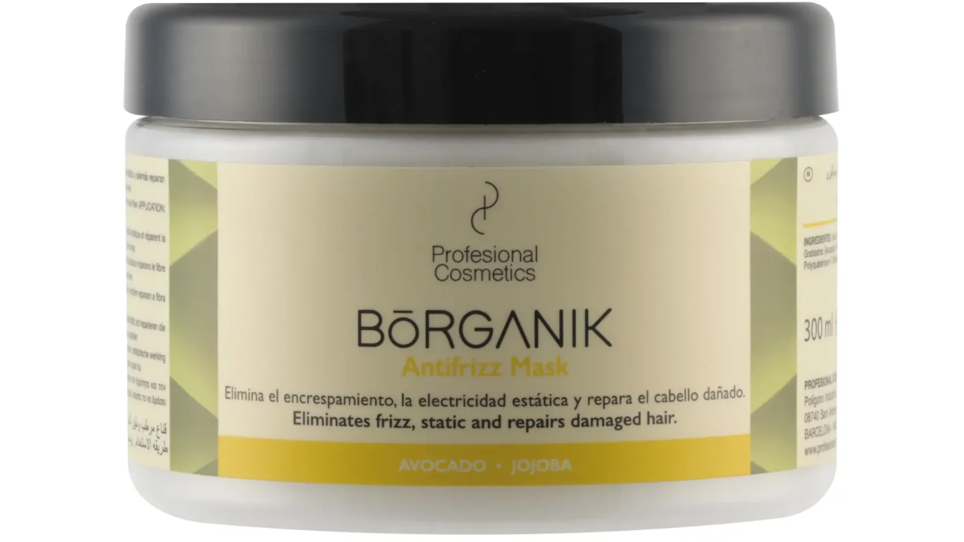 Mascarilla Borganik Antifrizz Profesional Cosmetics 300ml