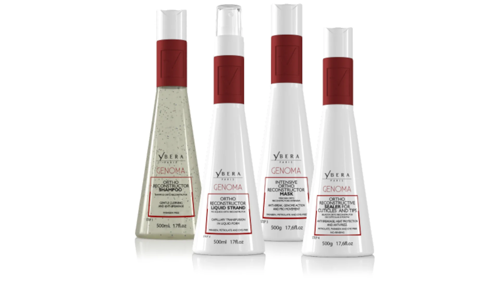 Kit Tratamiento Genoma Reconstrucción En Frío Ybera Paris 500g