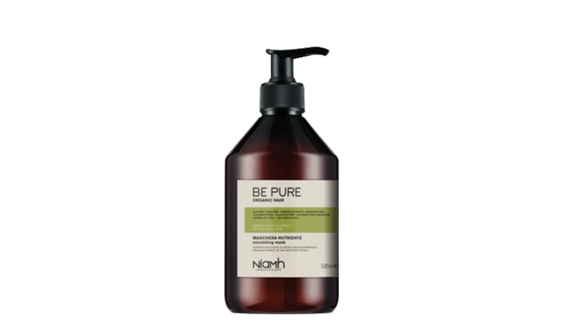 Mascarilla Nutritiva Cabello Seco Be Pure 500ml - Imagen 2