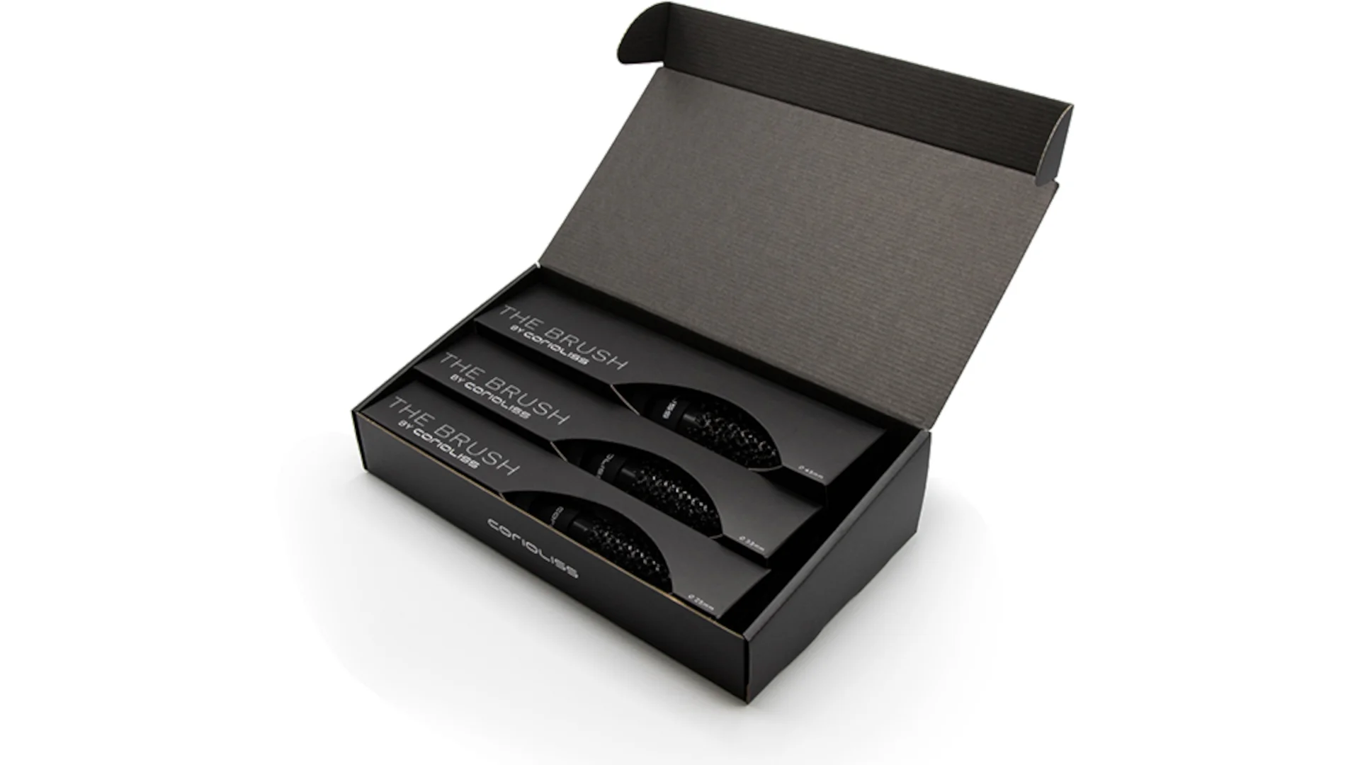 Kit 3 Cepillos Black Ceramic 25, 33 y 43mm Corioliss - Imagen 3