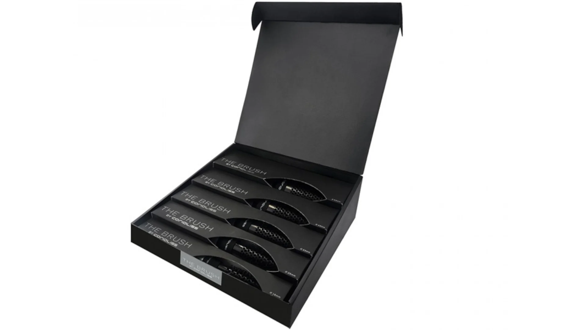 Kit 5 Cepillos Black Ceramic 16, 25, 33, 43 y 53mm Corioliss - Imagen 2