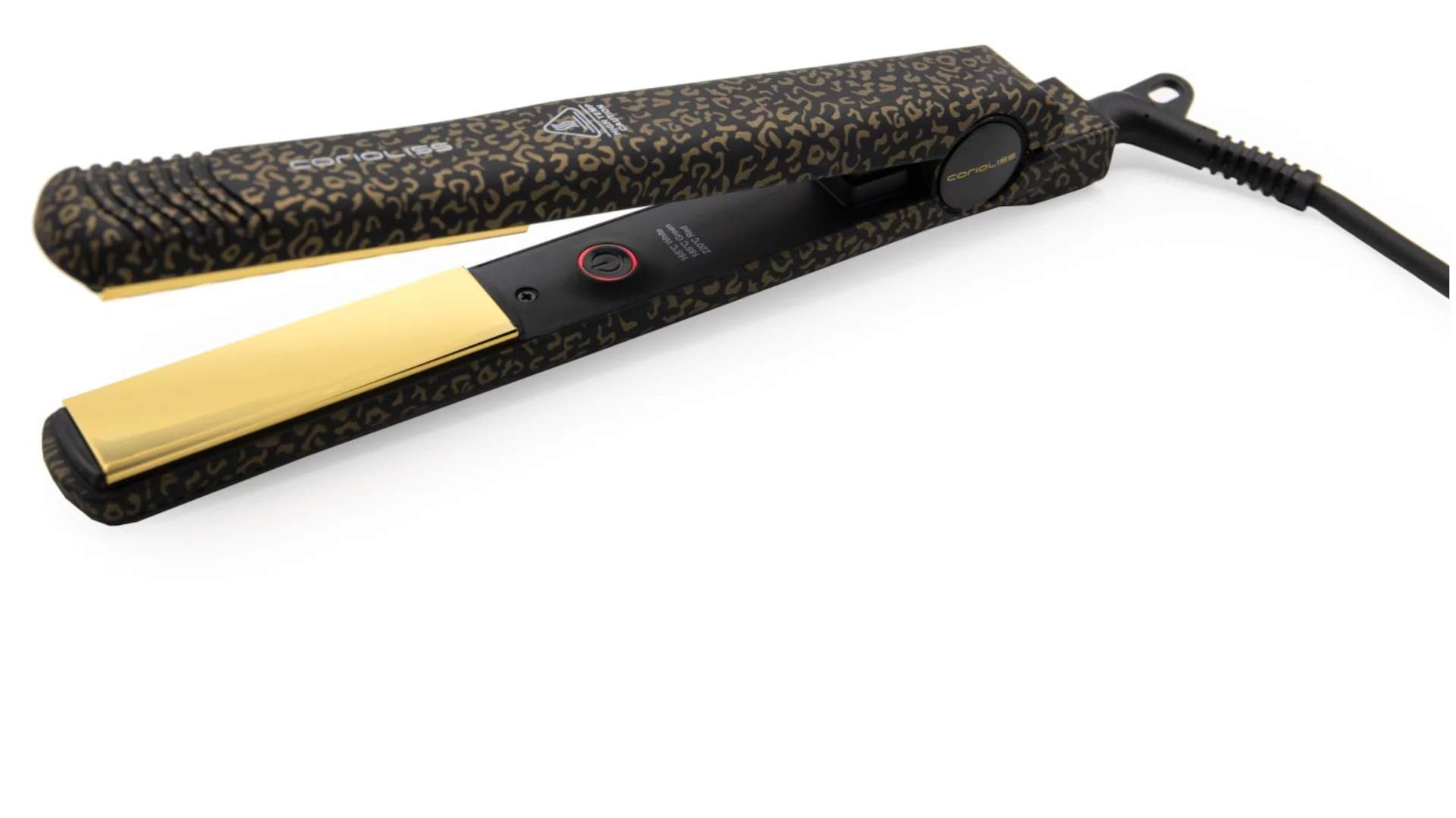 Plancha CStyle Gold Leopard Black Soft Touch Corioliss