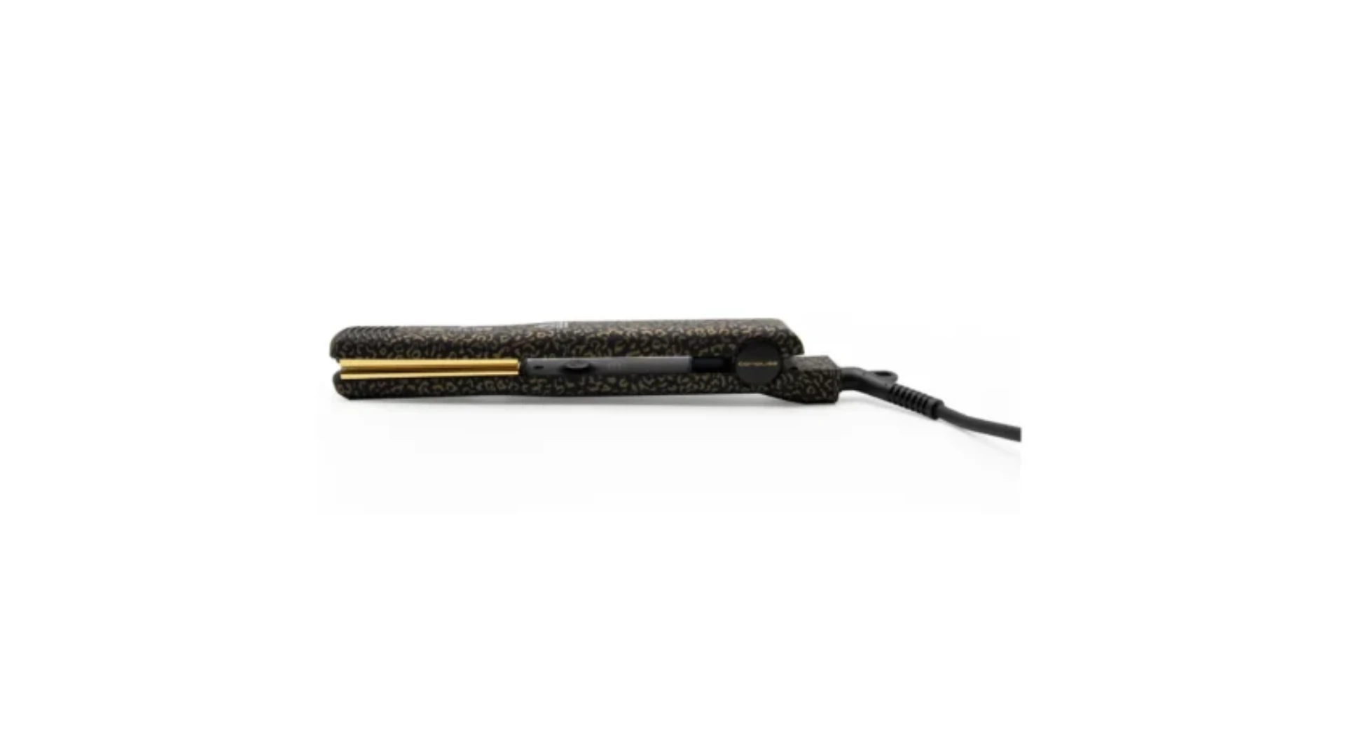 Plancha CStyle Gold Leopard Black Soft Touch Corioliss - Imagen 2